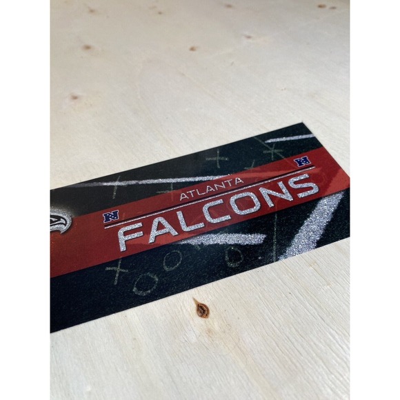 Atlanta Falcons Bumper Sticker Football NFL Brand Glitter‎ Design Licensed - Picture 3 of 5